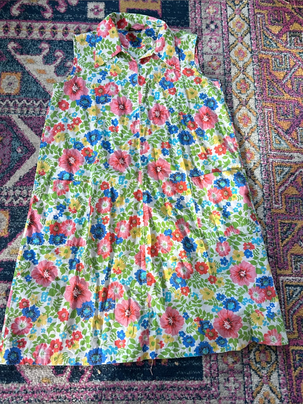 Vintage Radlee Floral House Dress